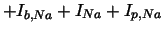 $\displaystyle +I_{b,Na}+I_{Na}+I_{p,Na} \notag$