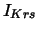 $ I_{Krs}$